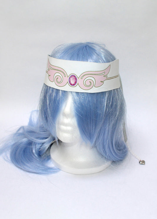 White Wing Leather Headband