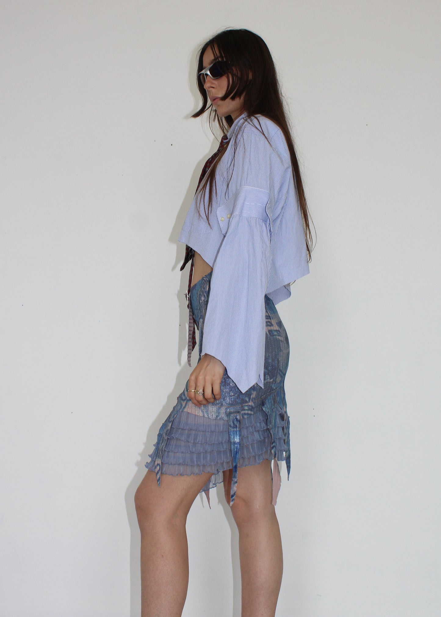 Bell Sleeve Button Down