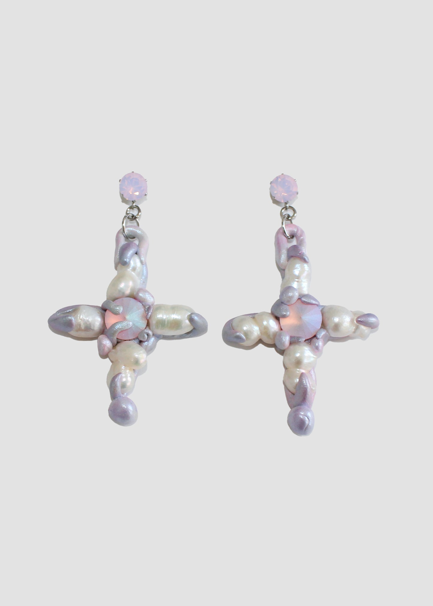 Pearl Amulet Earrings