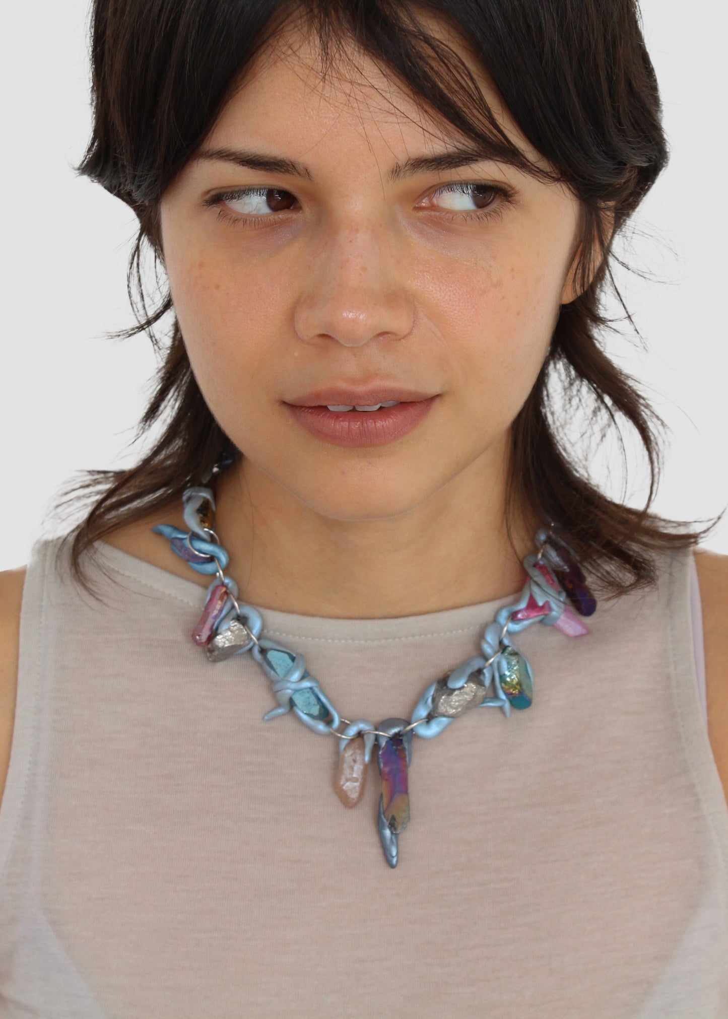 Stone Spike Necklace
