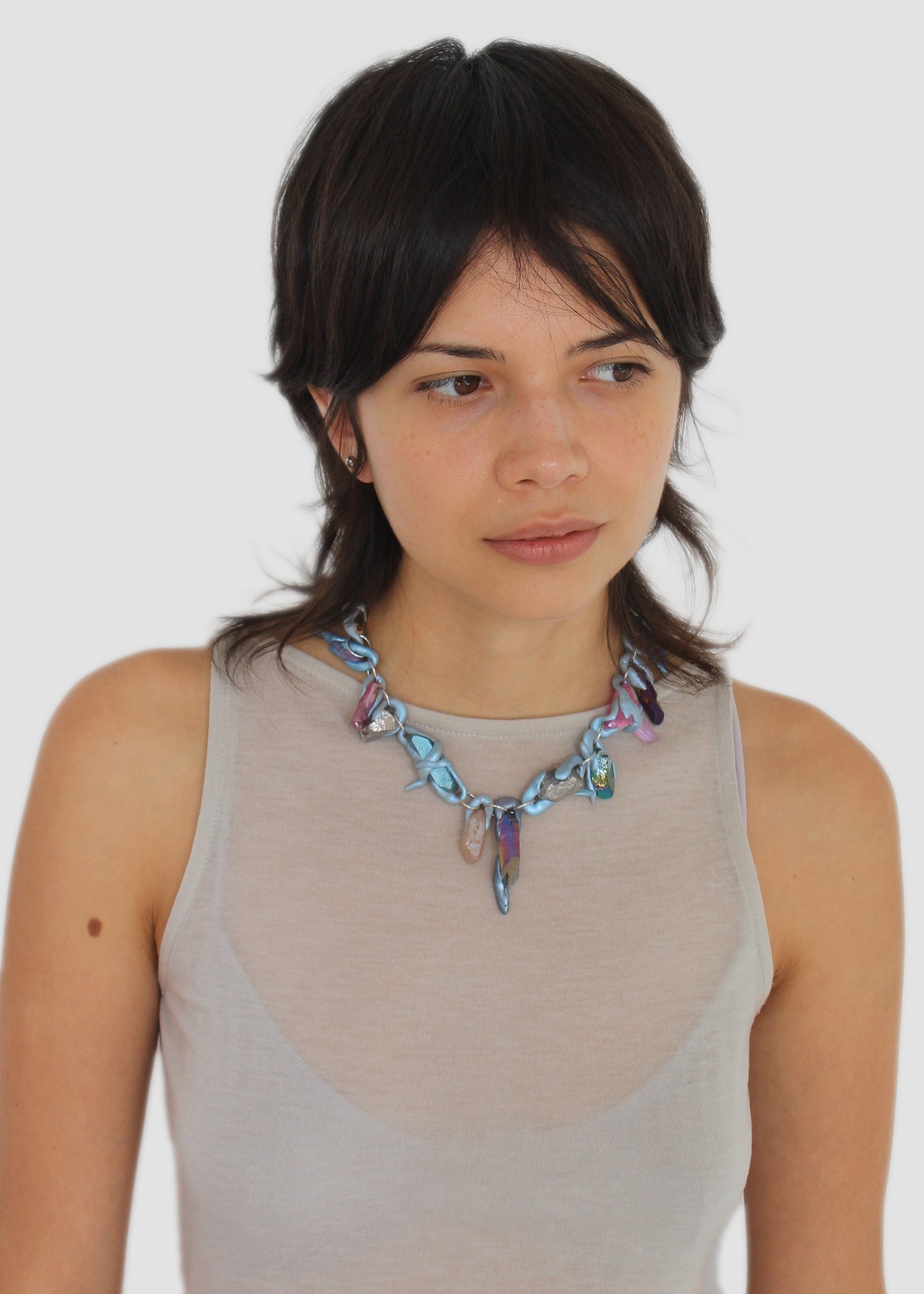 Stone Spike Necklace