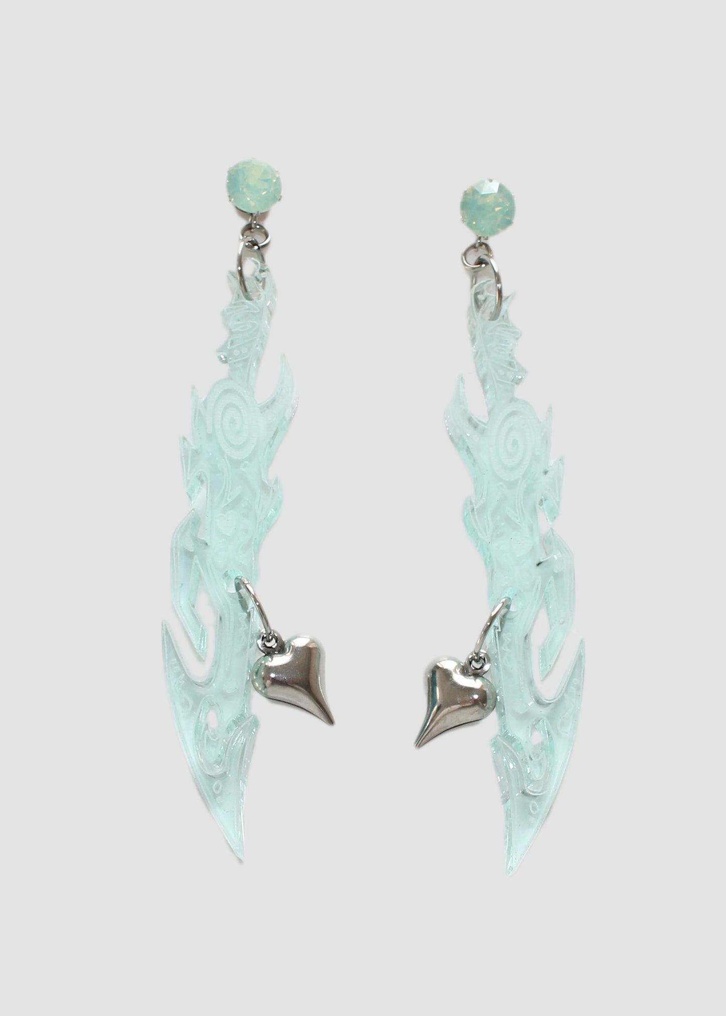 Turquoise Spiral Swords