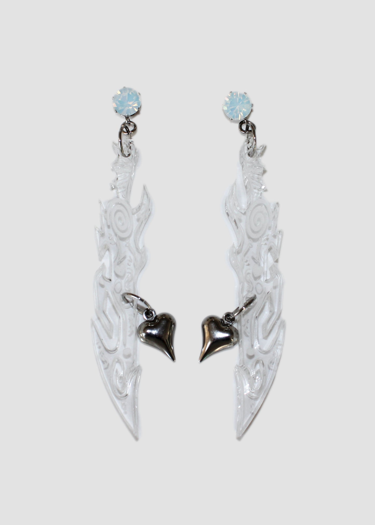 Clear Spiral Swords