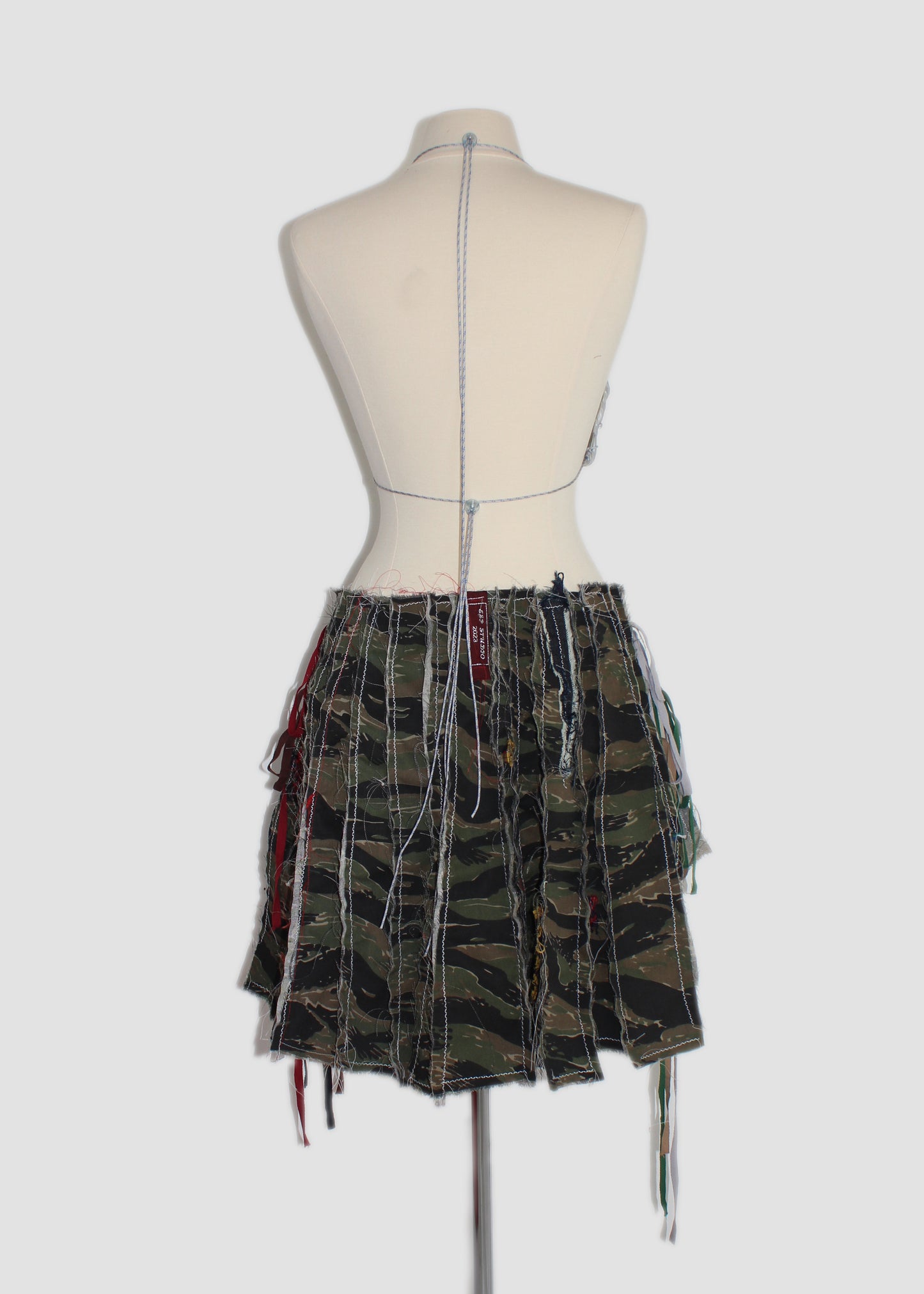 Lace Up Camo Skirt