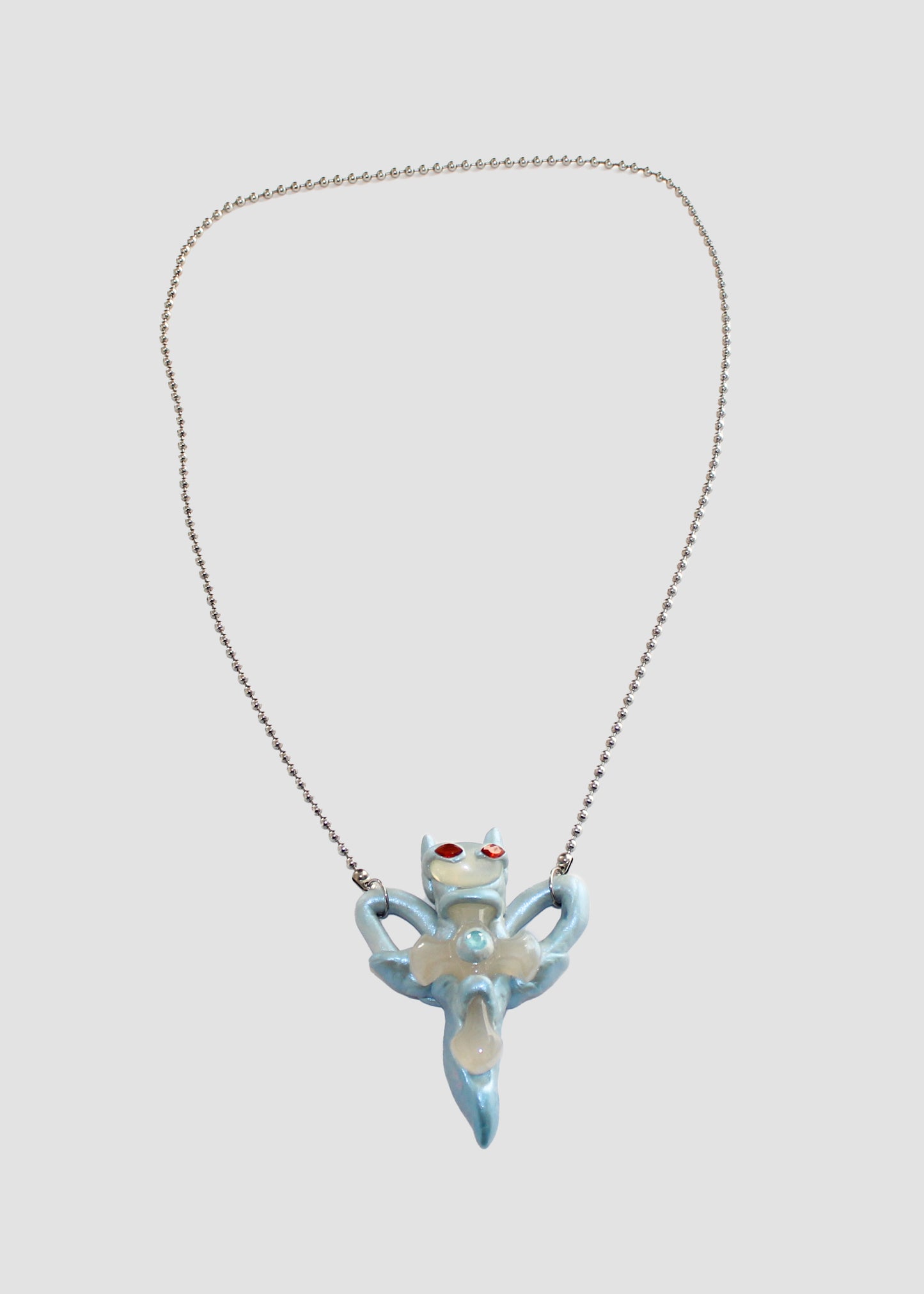 Transluscent Angel on Ball Chain