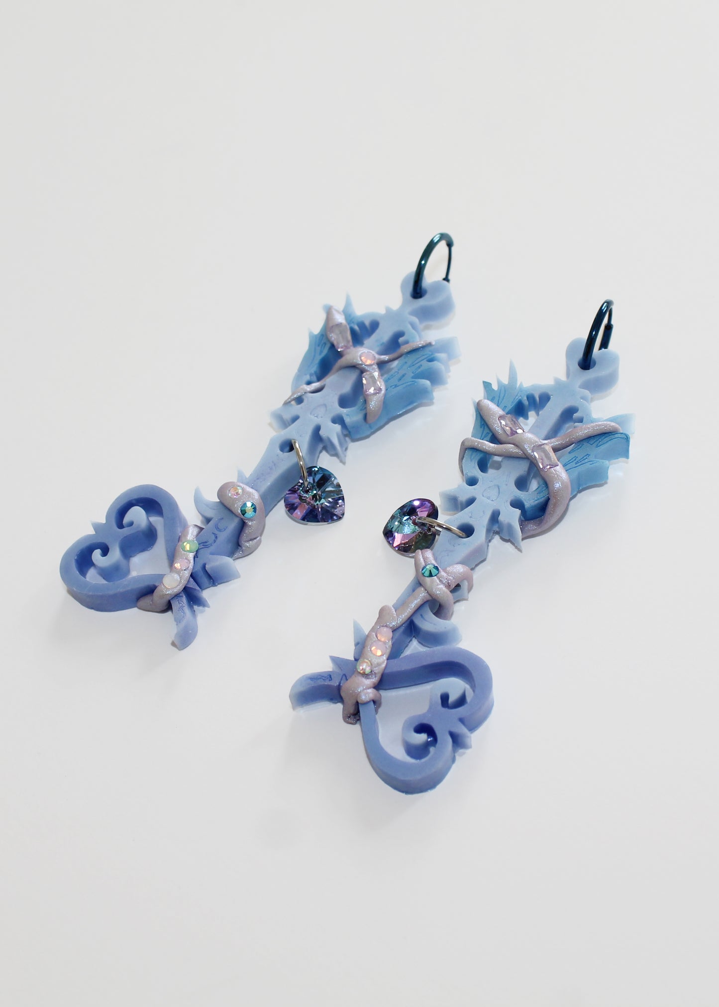 Winter Keyblade Hoops