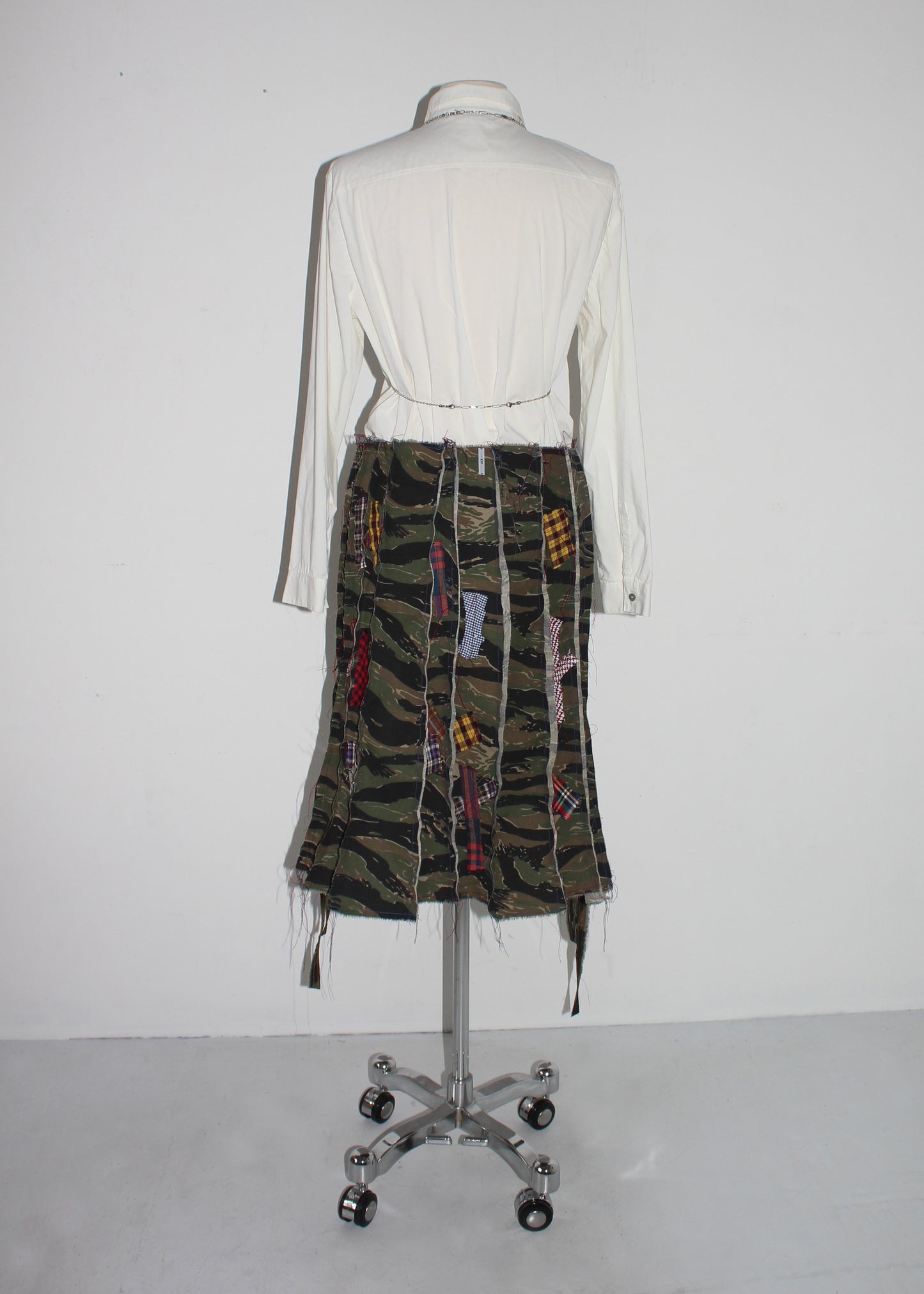 Lace Up Camo Skirt