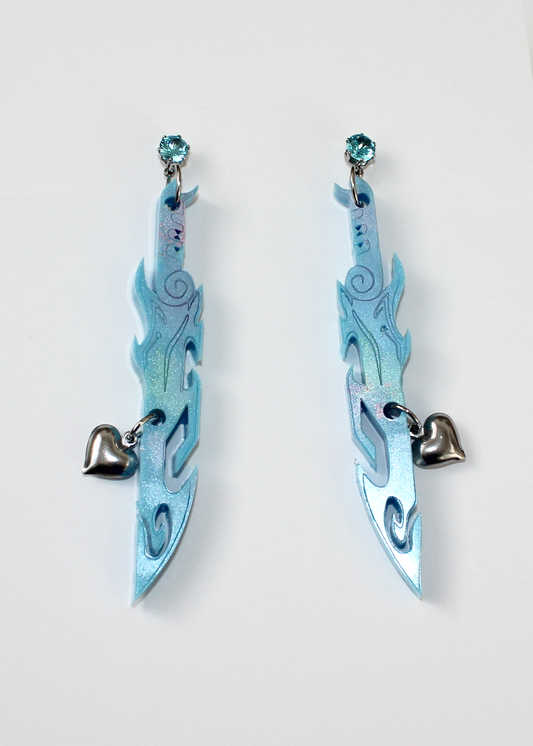 Electric Blue Taffy Swords