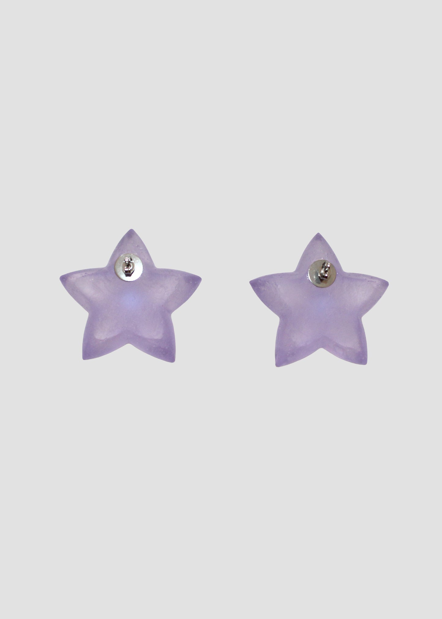 Purple Star Earrings