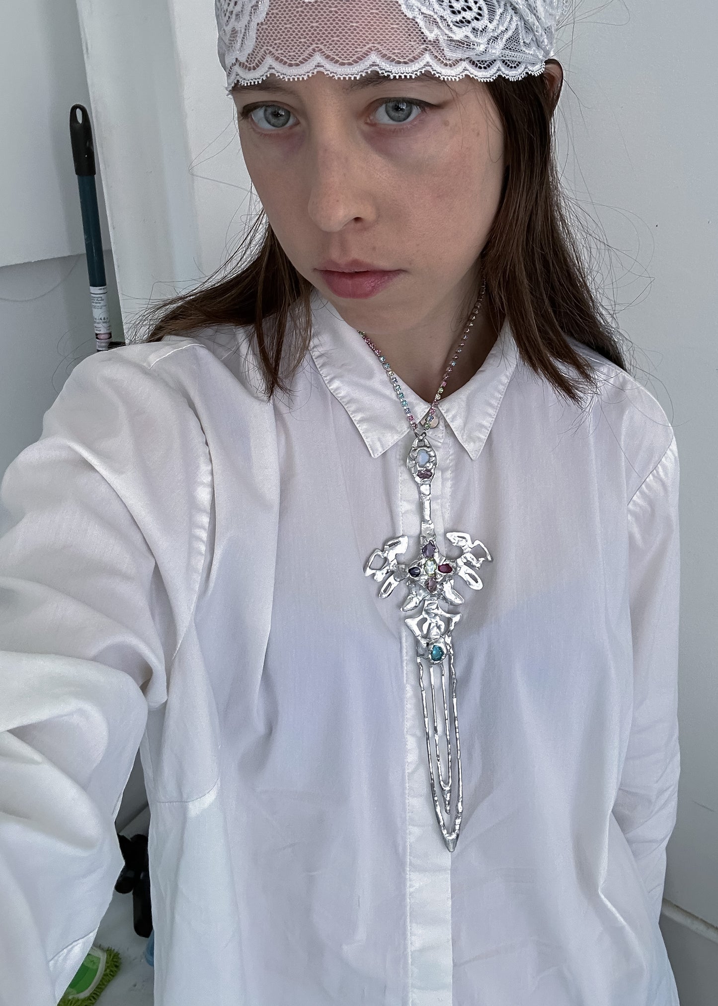 Metal Sword Necklace