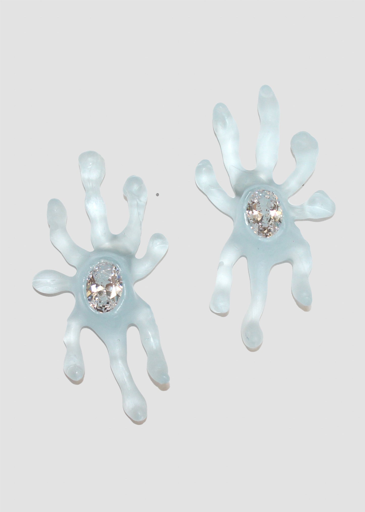 Big Blue Bug Post Earrings