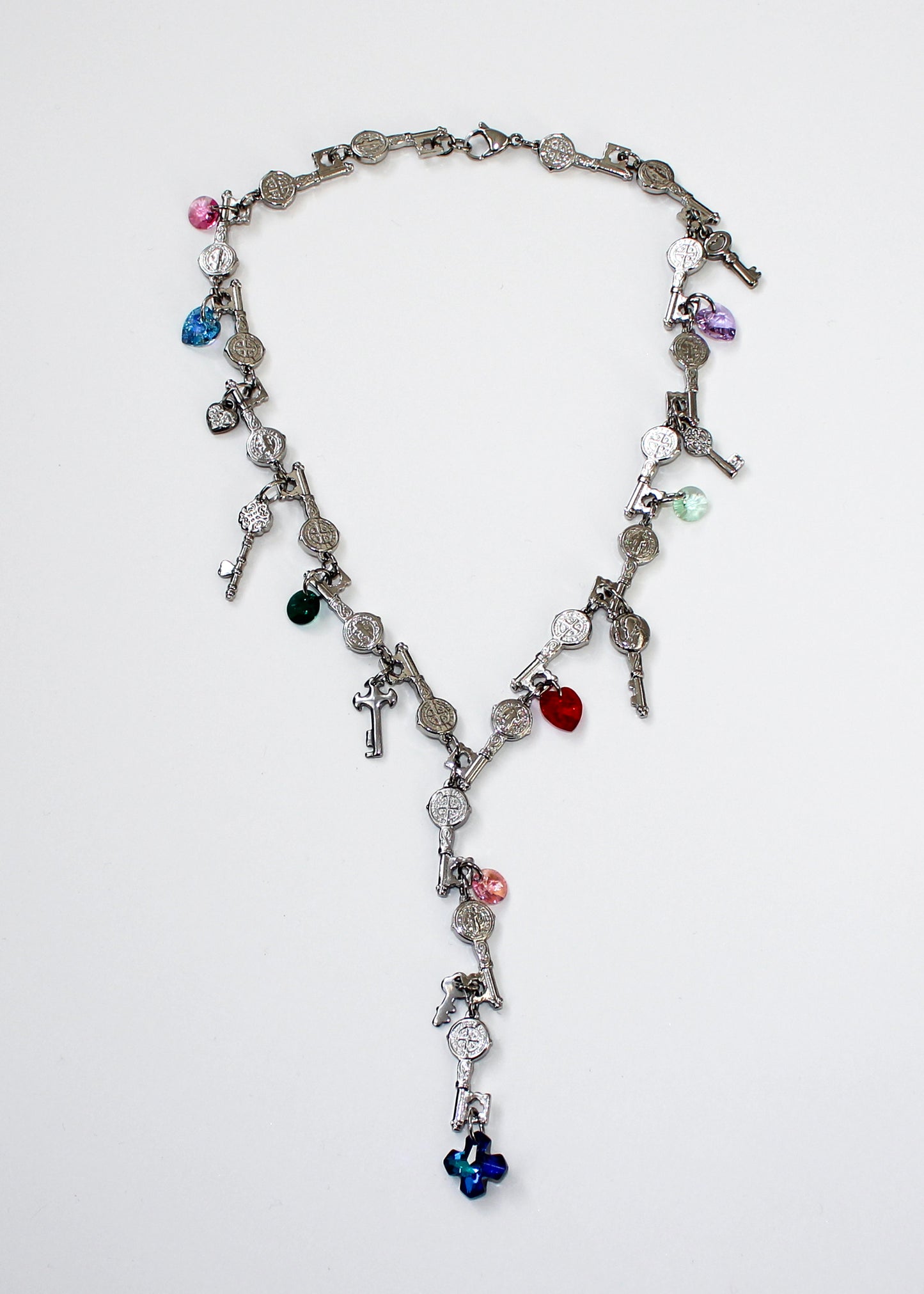 Medieval Key Drop Necklace
