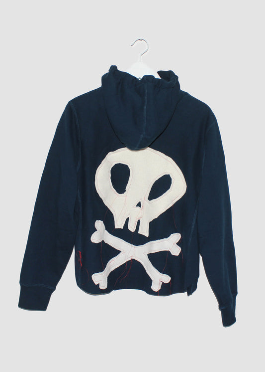 Navy Pirate Hoodie Cape