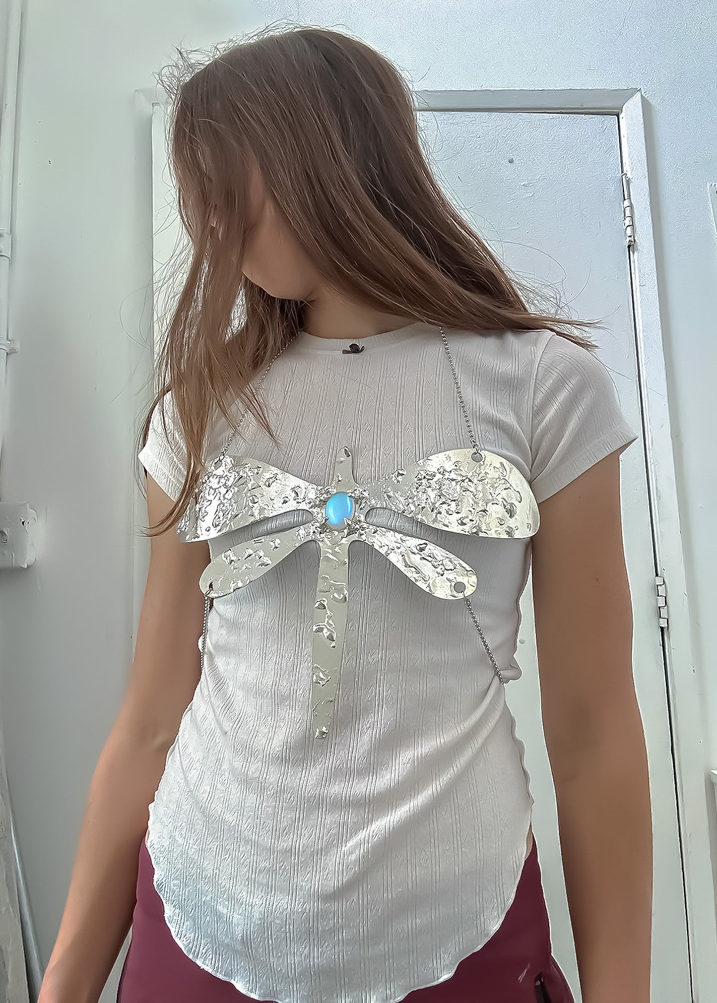 Metal Dragonfly Chest Plate