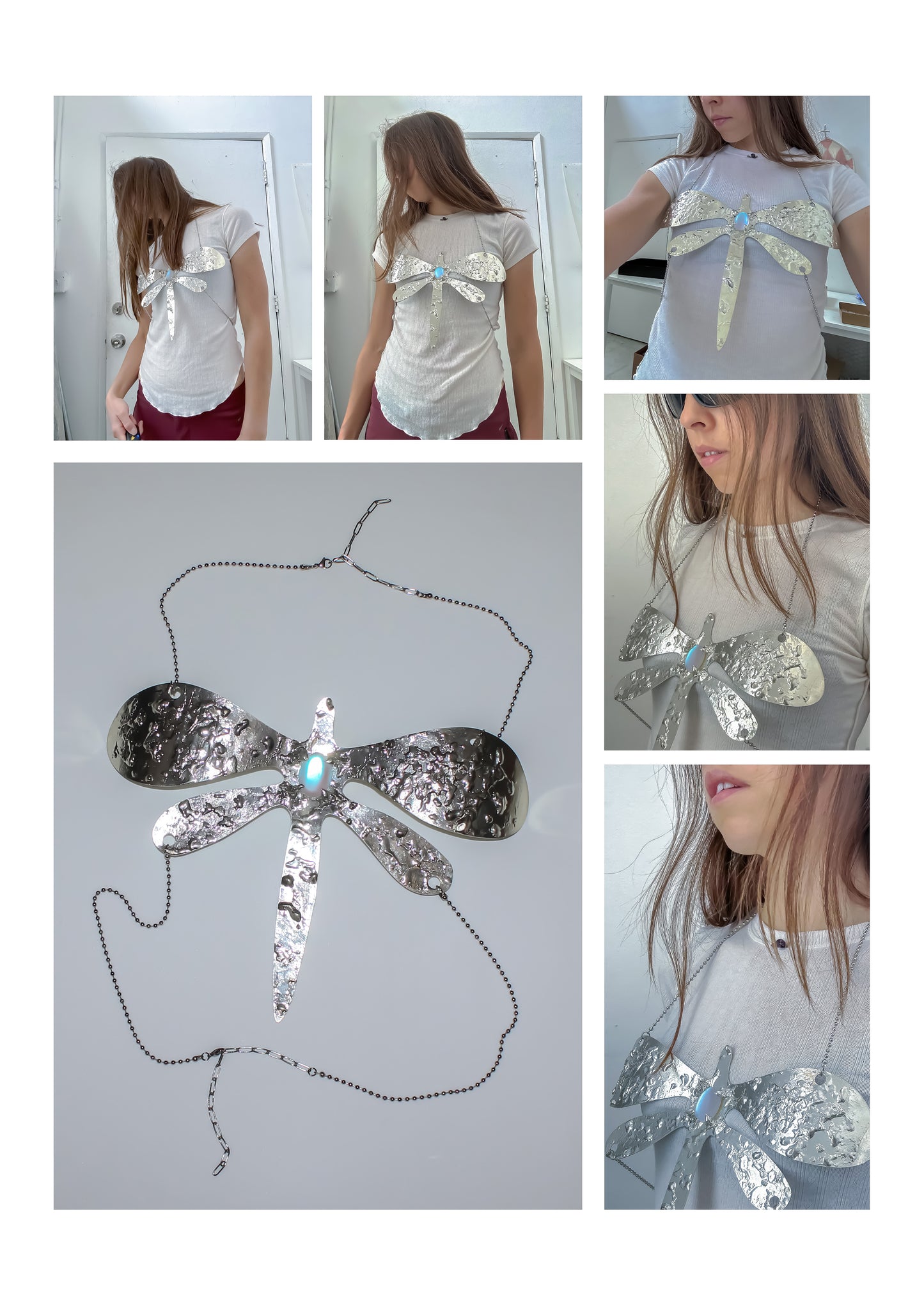 Metal Dragonfly Chest Plate
