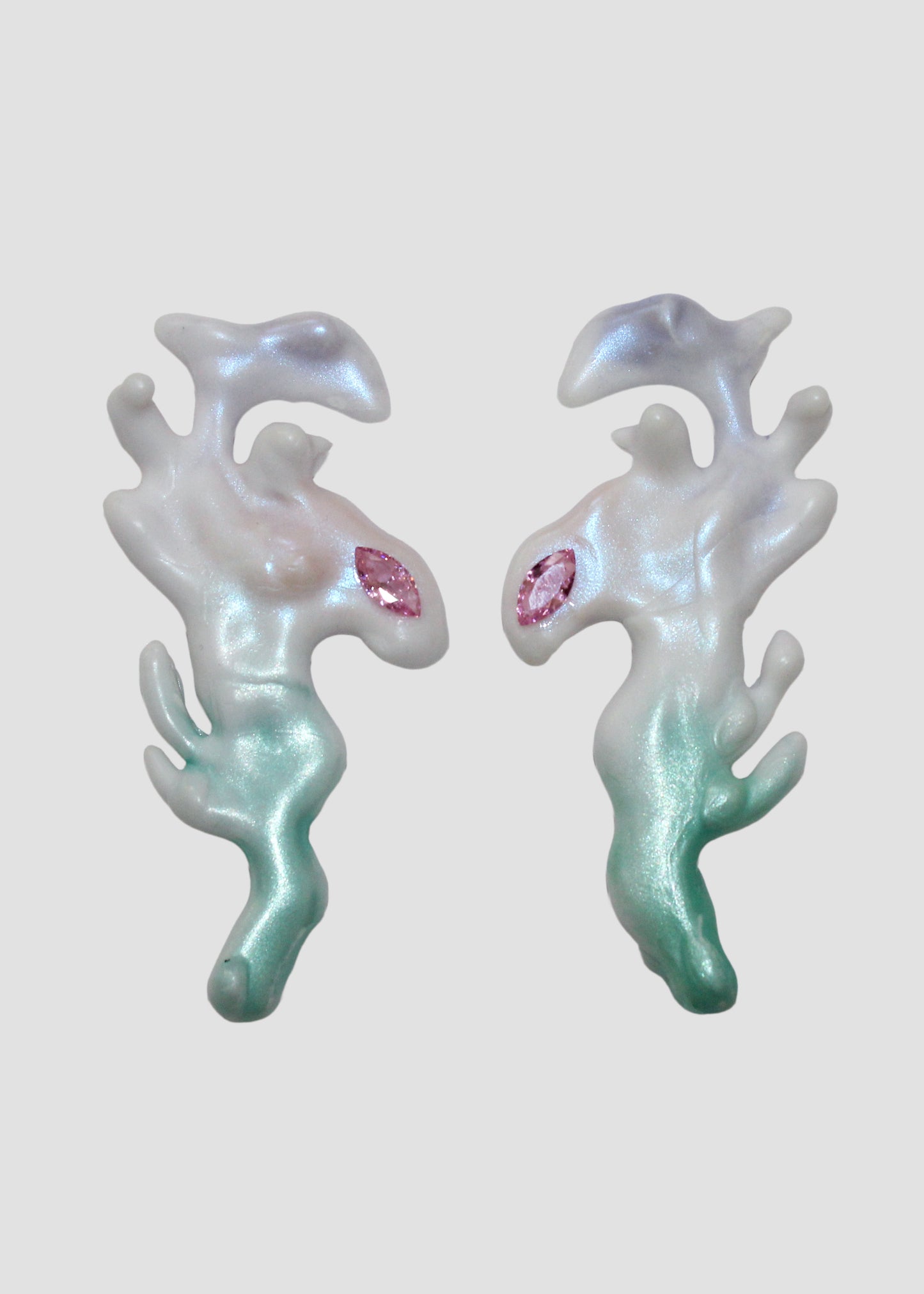 Pastel Dragon Earrings