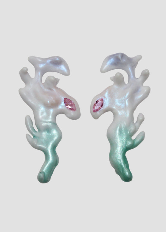 Pastel Dragon Earrings