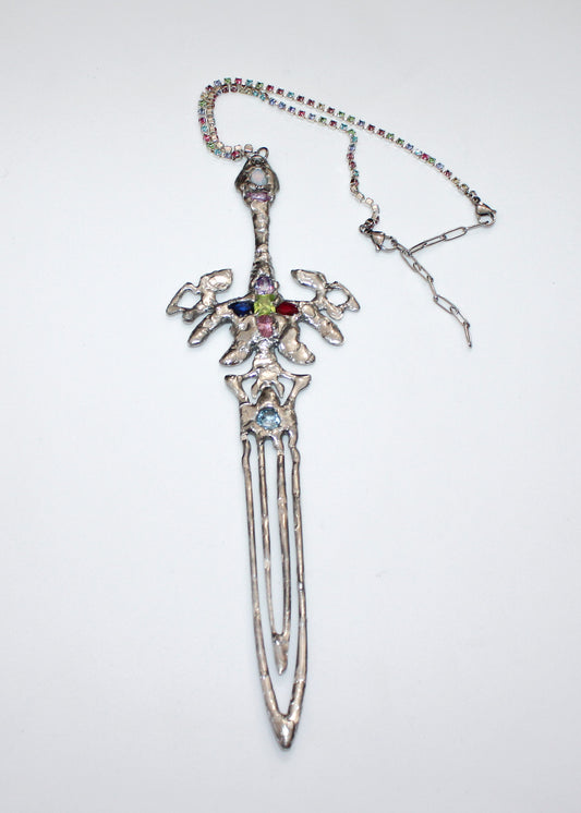 Metal Sword Necklace